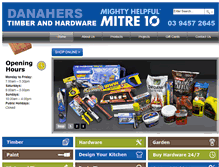 Tablet Screenshot of danahers.com.au